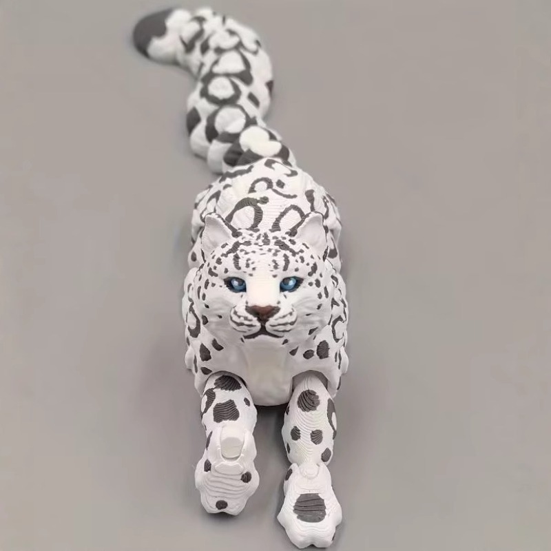 3D Printed Snow Leopard Model  - 3D Printing Eagle ulasan dan harga