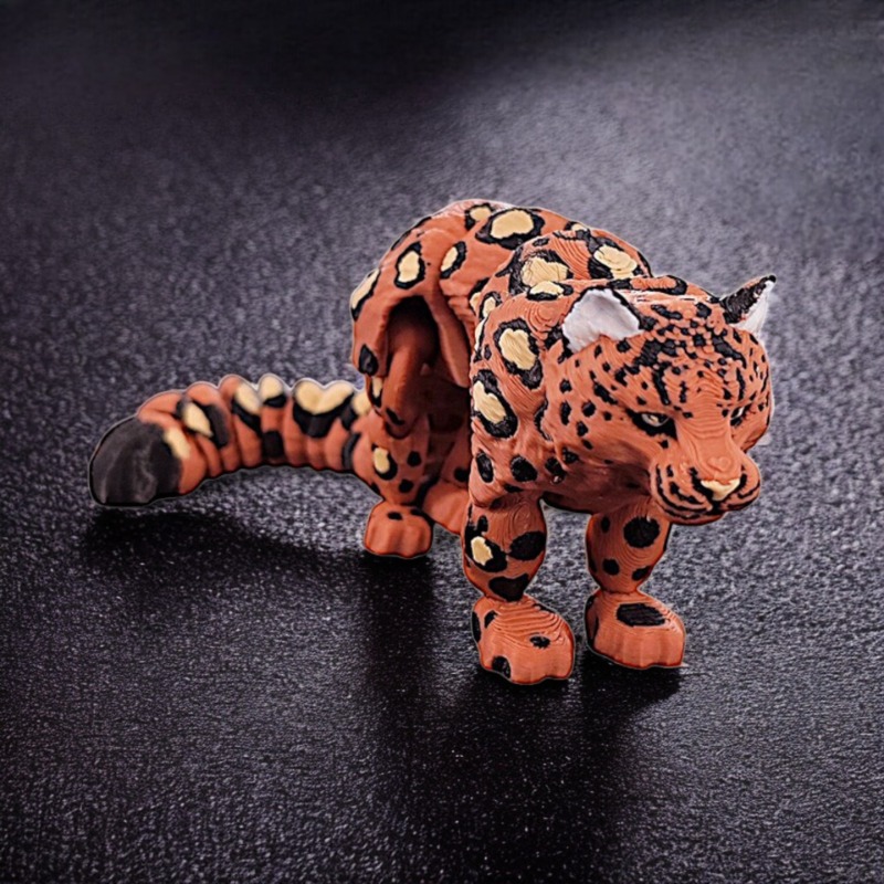 3D Printed Snow Leopard Model  - 3D Printing Eagle ulasan dan harga