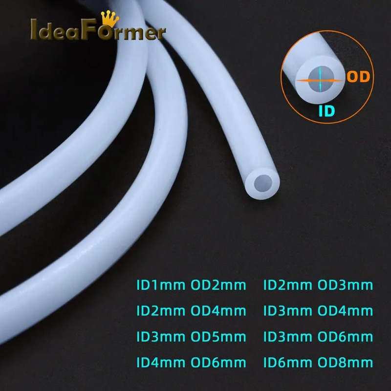 1m Ptfe Tube 1mm 2mm 3mm 4mm 6 - 3D Printer Extruder ulasan dan harga