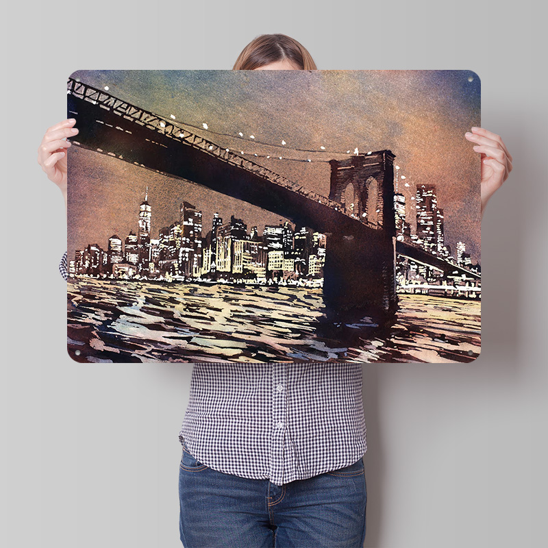 Brooklyn Bridge NYC Artwor 3D  - 3D Printing Nyc ulasan dan harga