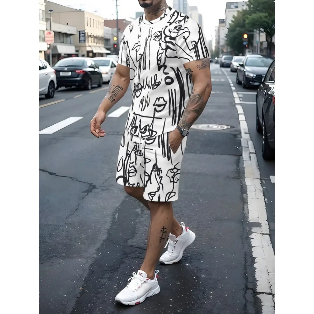 2026 Summer Men's Clothing Let - 3D Printing Custom ulasan dan harga