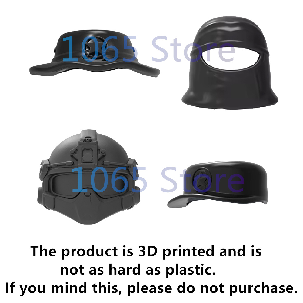 3PCS Military Figure Equipment - 3D Printing Lego Bricks ulasan dan harga