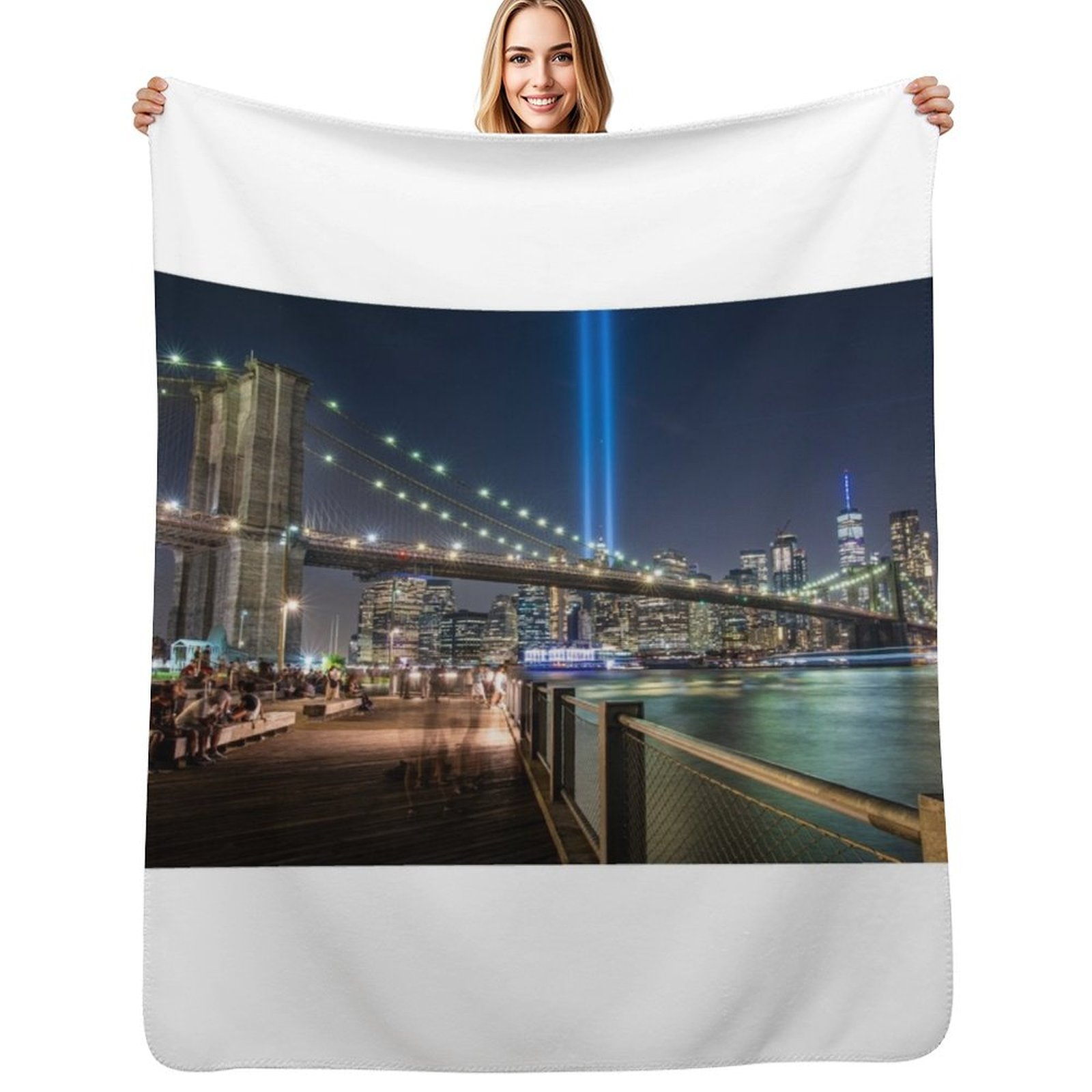 NYC 9/11 Throw Blanket Cozy Mi - 3D Printing Nyc ulasan dan harga