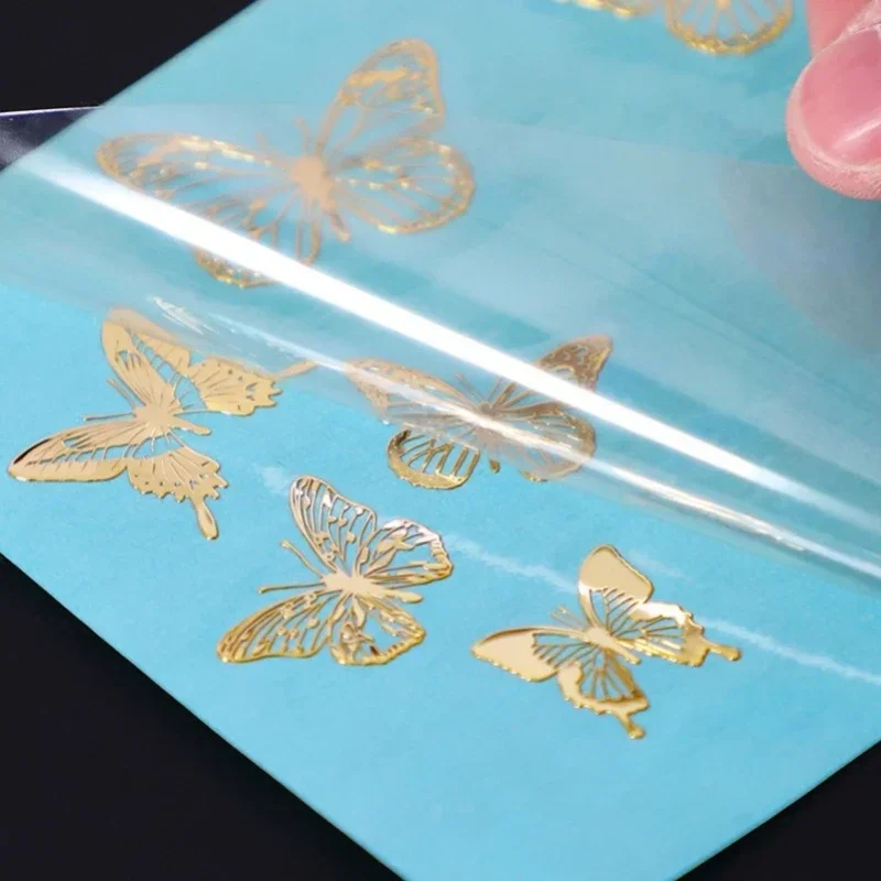100PCS Custom Transfer 3D Stic - 3D Printing Gold ulasan dan harga