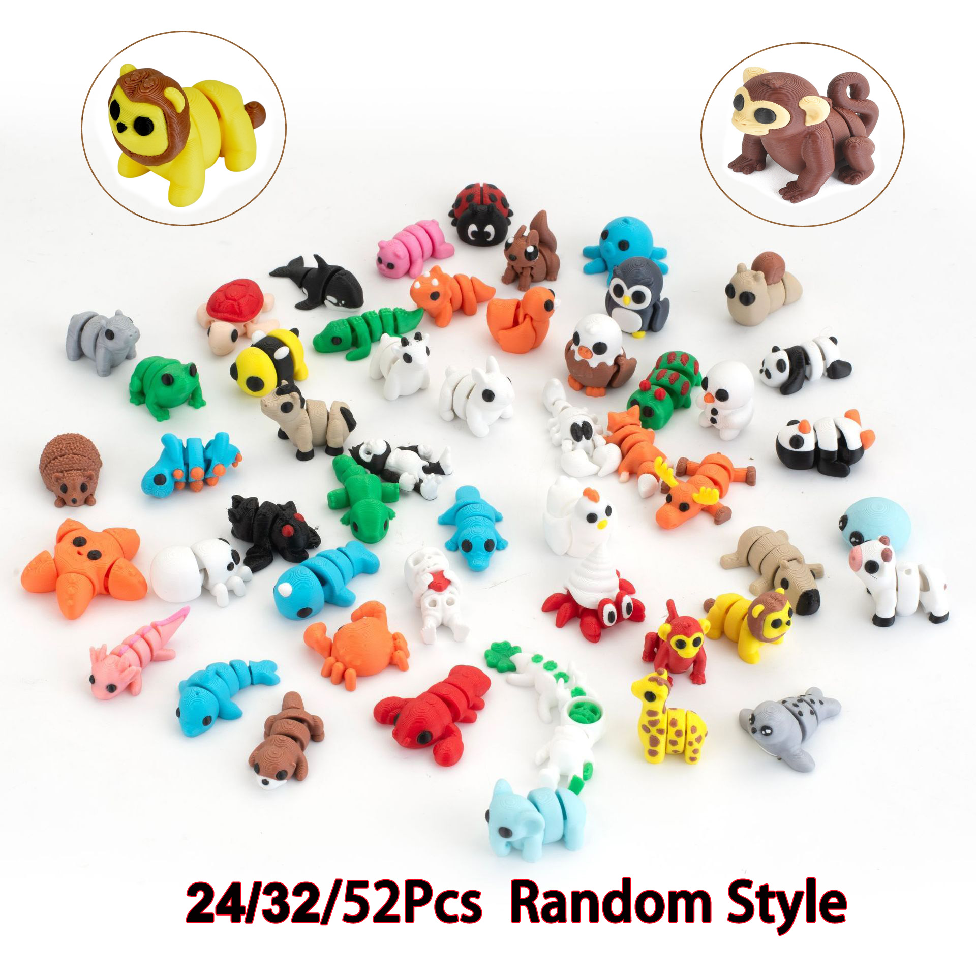 24/32/52Pcs 3D Printed Small T - 3D Printing Eagle ulasan dan harga