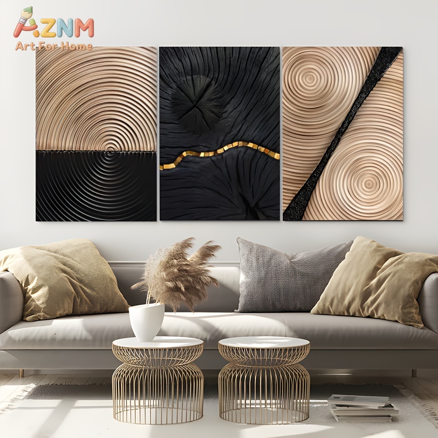 AZNM Wabi Sabi Abstract Wood G - 3D Printing Gold ulasan dan harga