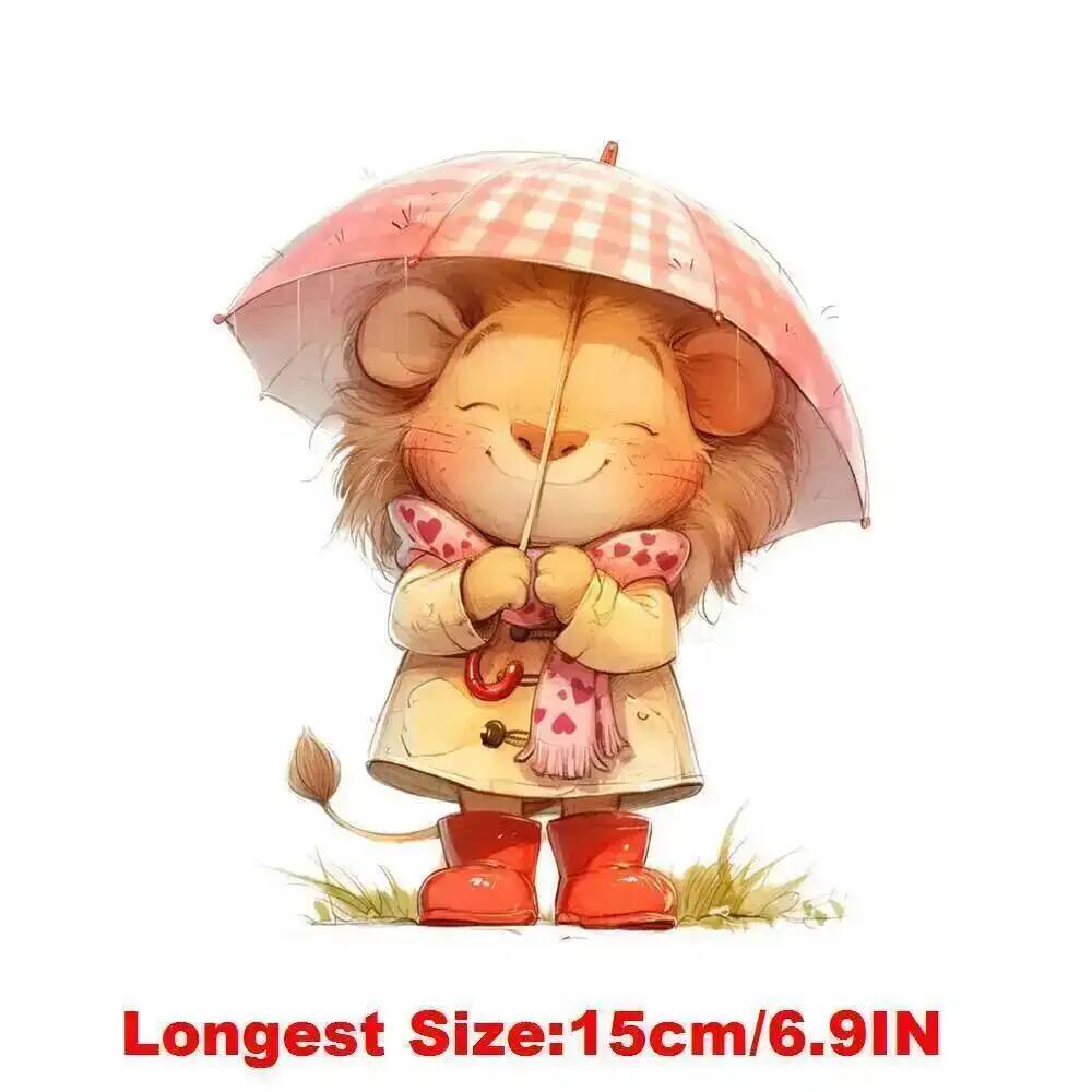15cm Kids Cute Umbrella Animal - 3D Printing Rabbit ulasan dan harga
