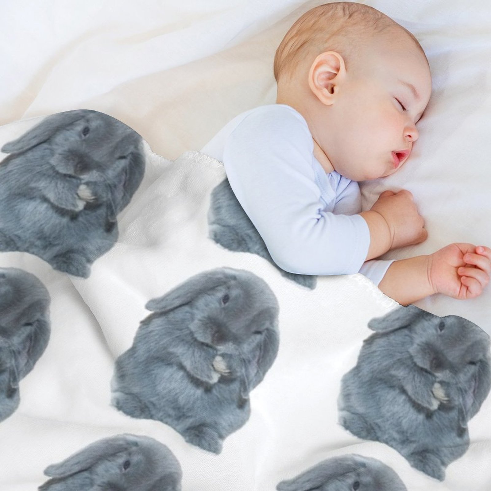 A Grey Mini Lop Bunny Rabbit A - 3D Printing Rabbit ulasan dan harga