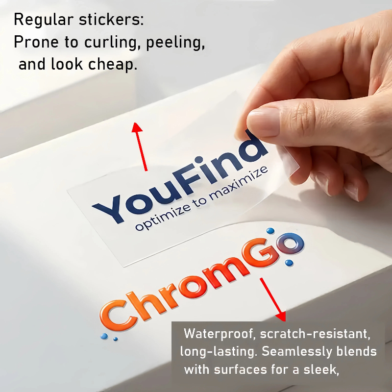 50pcs Sticker Personalized Log - 3D Printing Logo ulasan dan harga