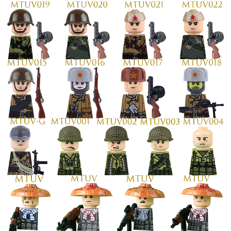 WW2 Soviet Soldier Figures Bui - 3D Printing Lego Bricks ulasan dan harga