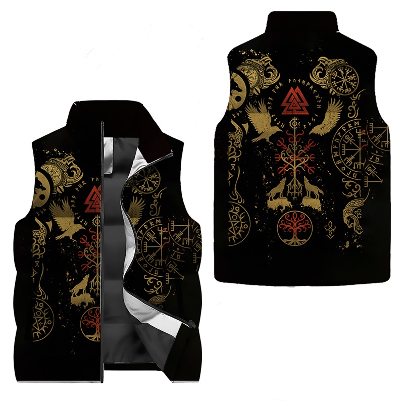 2025 Men's Autumn/Winter Vikin - 3D Printing Eagle ulasan dan harga