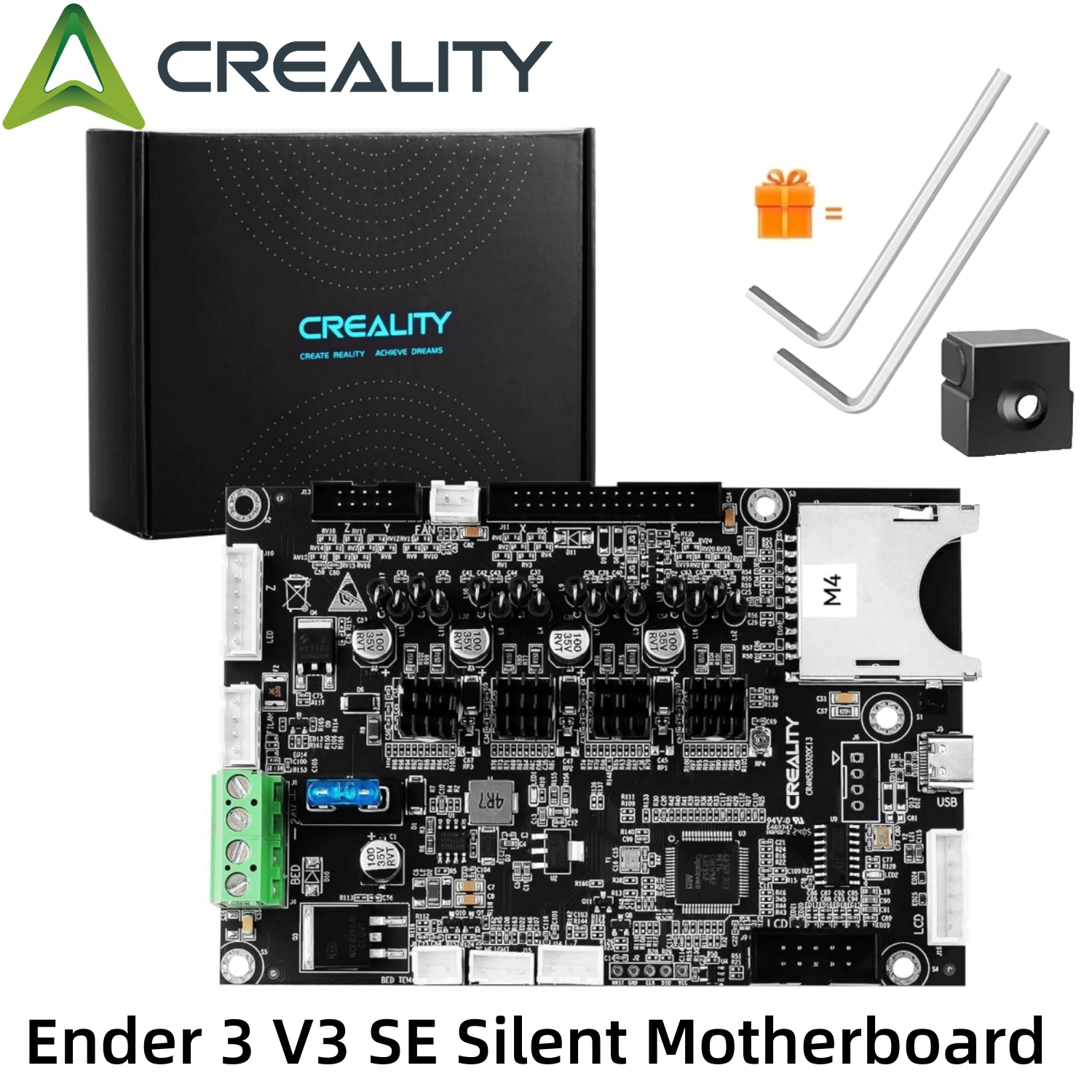 CREALITY Ender 3 V3 SE Silent  - Motherboard 3D Printer ulasan dan harga