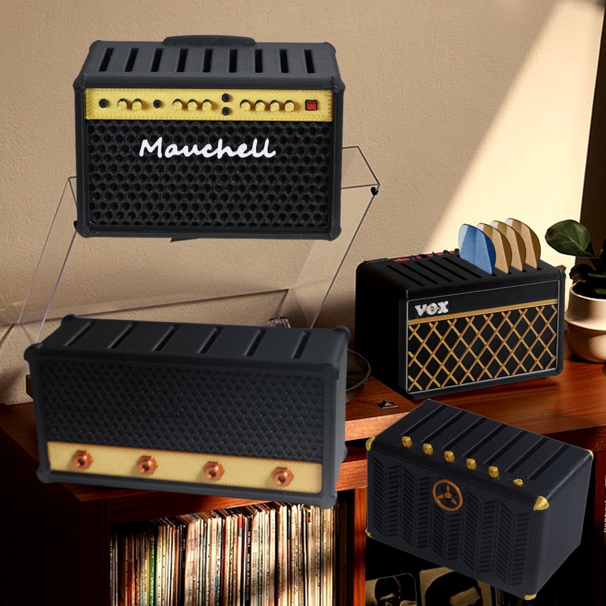 Guitar Pick Holder, 3D Printed - 3D Printing Guitar ulasan dan harga