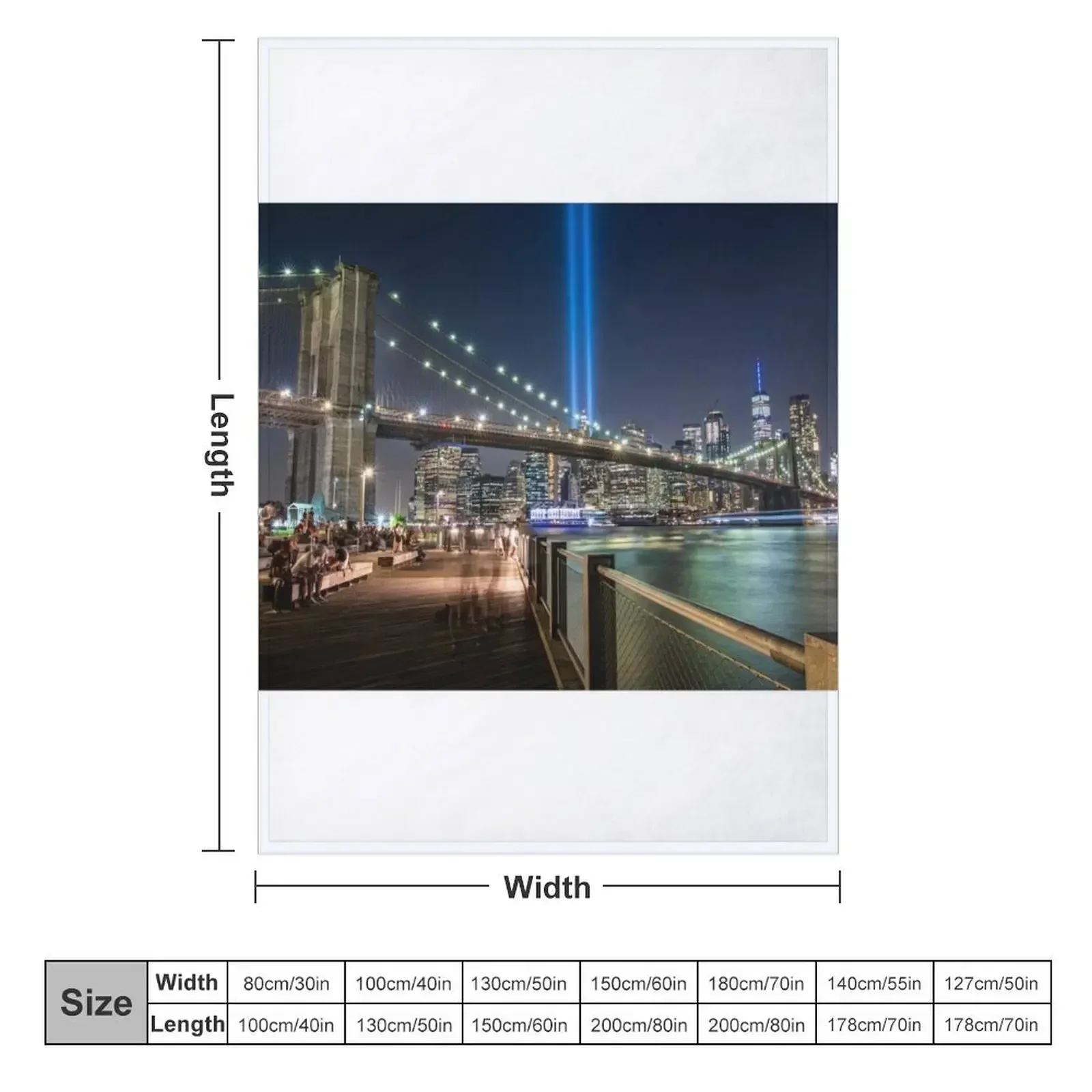 NYC 9/11 Throw Blanket Flannel - 3D Printing Nyc ulasan dan harga