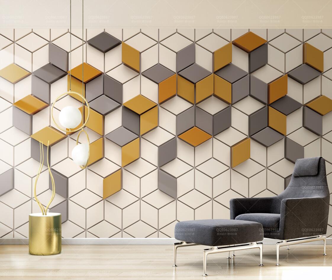 beibehang Custom Photo Wallpap - 3D Printing Lego Bricks ulasan dan harga