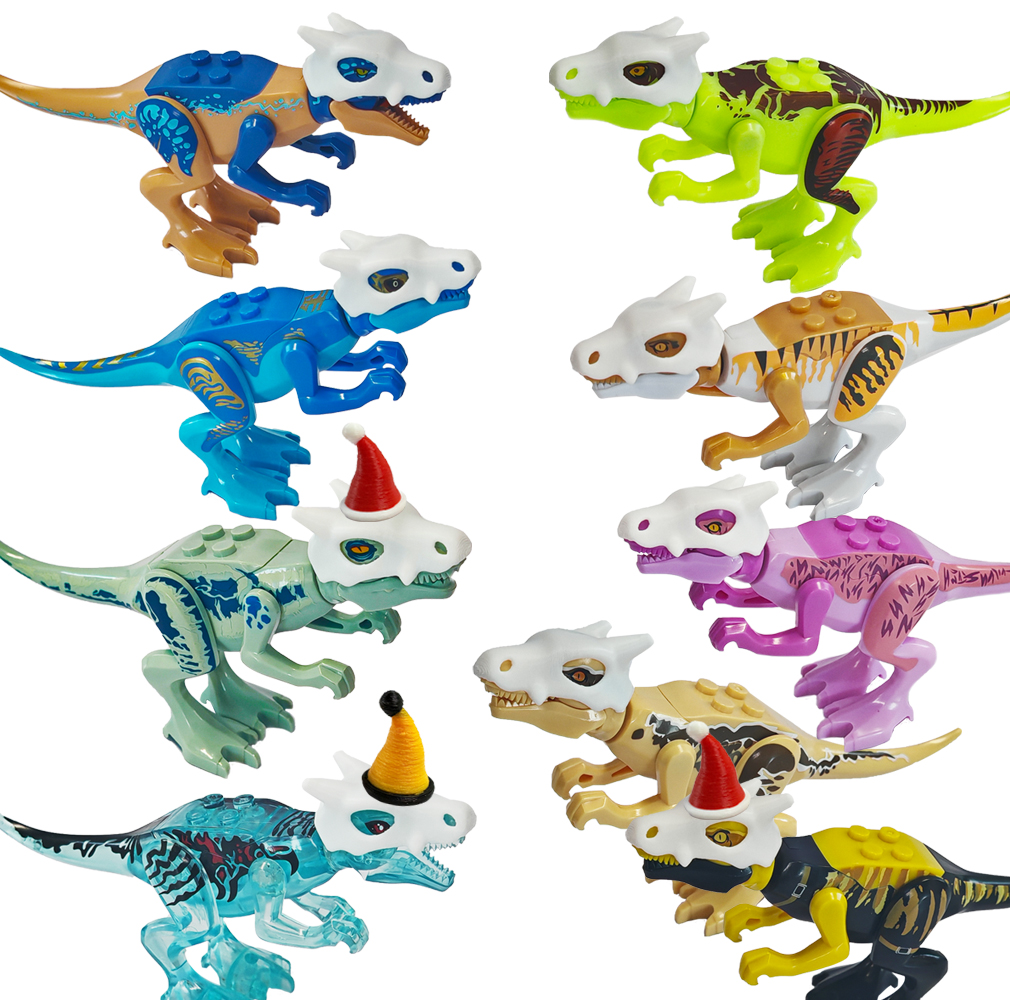 Jurassic Dinosaurs Skull Mask  - 3D Printing Lego Bricks ulasan dan harga