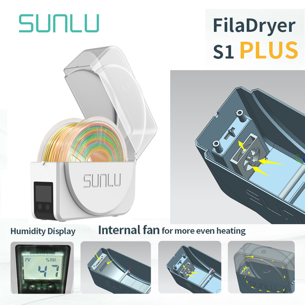 SUNLU Filament Dryer S1 Plus B - 3D Printing Xyz ulasan dan harga