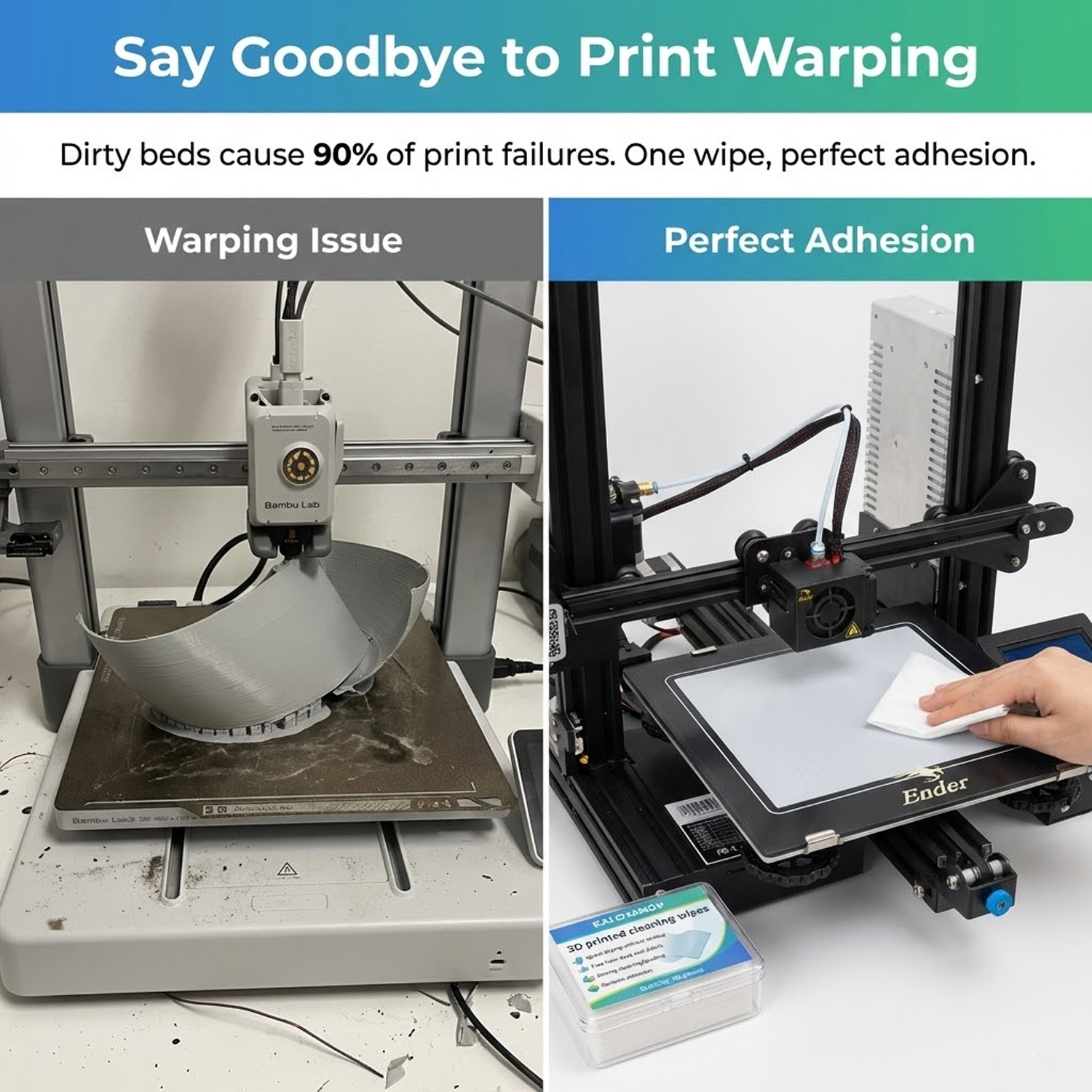 3D Printer Bed Cleaning Wipes  - 3D Printing Sla ulasan dan harga
