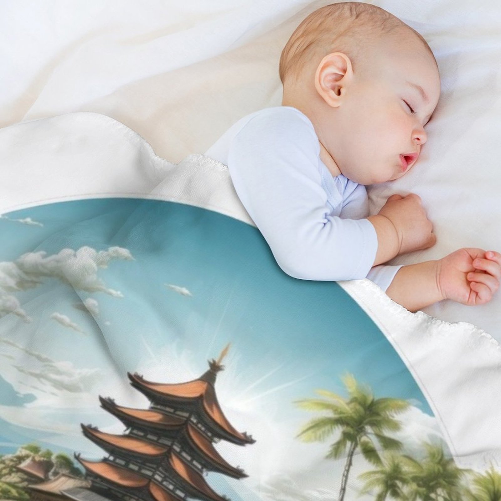 Bali Indonesia Throw Blanket A - 3D Printing Bali ulasan dan harga